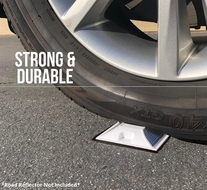Merhoff Larkin Adhesive Sticky Pads For Road Reflectors | Pack of 10 | 4 by 4 inch Butyl Pads | Sticks to Street, Pavement & Asphalt | Industrial Grade Glue for Reflector Markers (Reflective Studs Sold Separately) - Image 2